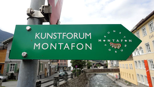Bacillus stuck at the "Kunstforum Montafon" in Schruns