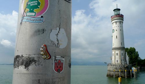 Bacillus at Lindau Harbour heading seaside