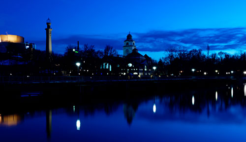 Muffathalle Munich at Night