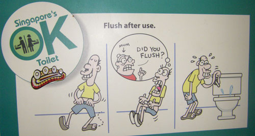 Flush after use!