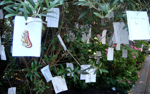 The Infiltration of Yoko Onos Wishtree at Peggy Guggenheim Museum