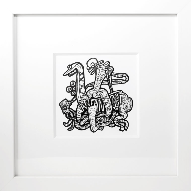 Überwindung der Angst vor dem Anfang [Overcoming the fear of beginning] May 2016, private collection Munich