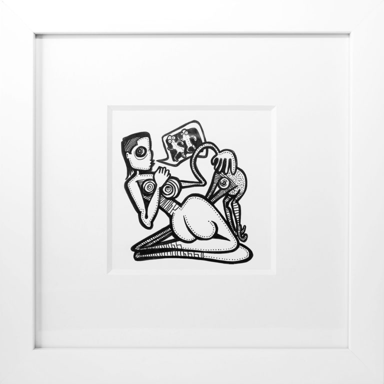 Feministisches Männerbild [Feminist image of men] Dezember 2016, private collection Sweden